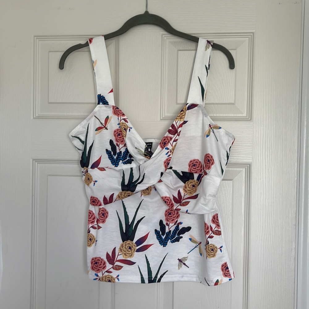 Floral Shein Tank Top